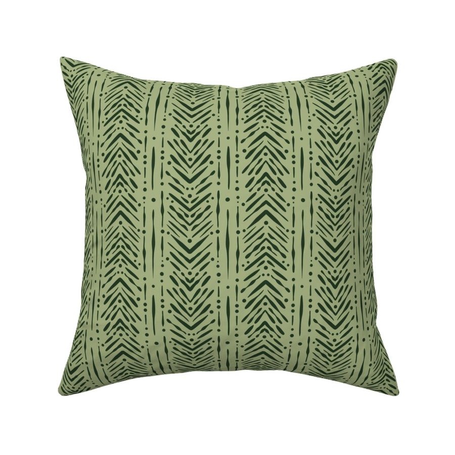 Green chevron with a twist