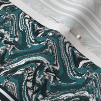 CNTR7  -  Countryside Abstract  Stripes in Teal - 4 inch repeat