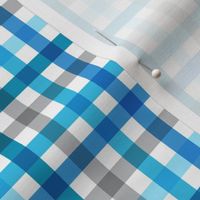 Gingham Blue