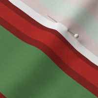 xmas classic stripe - large and thin green and red stripes - christmas wallpaper and fabric