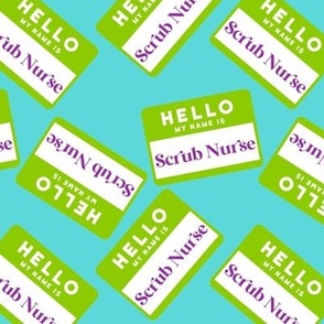 Hello…My Name Is Scrub Nurse
