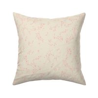 Abstract Light Pink Animal Print Dots Pattern on Ivory Cream