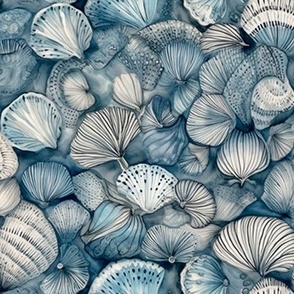 lots of sea shells, smaller
