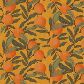 Sweet Orange Woven Tapestry