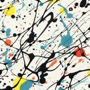 Pollock's Palette Splats
