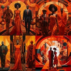 Afrofuturistic Portrait Series