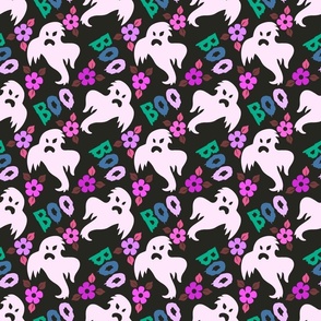 Scary ghost Halloween boo! Design 