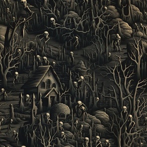 Dark Haunted Forest