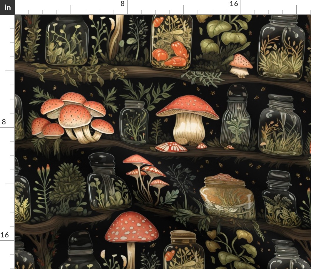 Mushrooms Jars