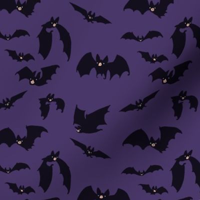 Bat Face Purple