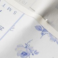 Ardith blue violet 2024 Tea Towel 