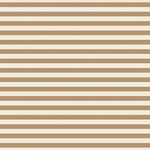 small scale // 2 color stripes - creamy white_ lion gold mustard - simple horizontal // quarter inch stripe