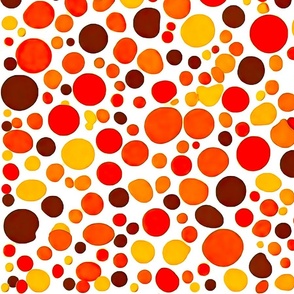 Orange_ brown_yellow dots