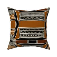 Tribal Shields - Design 15663174 - Black Rust Ivory