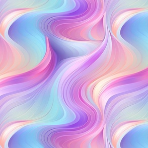 Iridescent Pastel Swirls