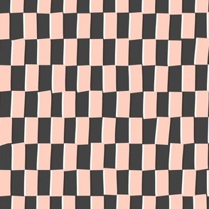 Retro Abstract Checkerboard Radiance - Modern Geometric Design