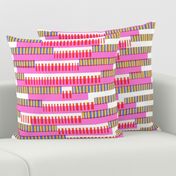 Vibrant Retro Stripes - Modern Geometric Design