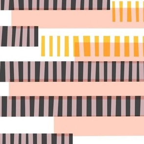 Vibrant Retro Stripes - Modern Geometric Design