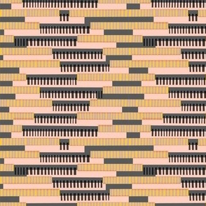 Vibrant Retro Stripes - Modern Geometric Design