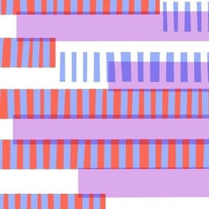 Vibrant Retro Stripes - Modern Geometric Design 