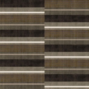 Staggered Stripe - Donkey Grey (Large Scale)