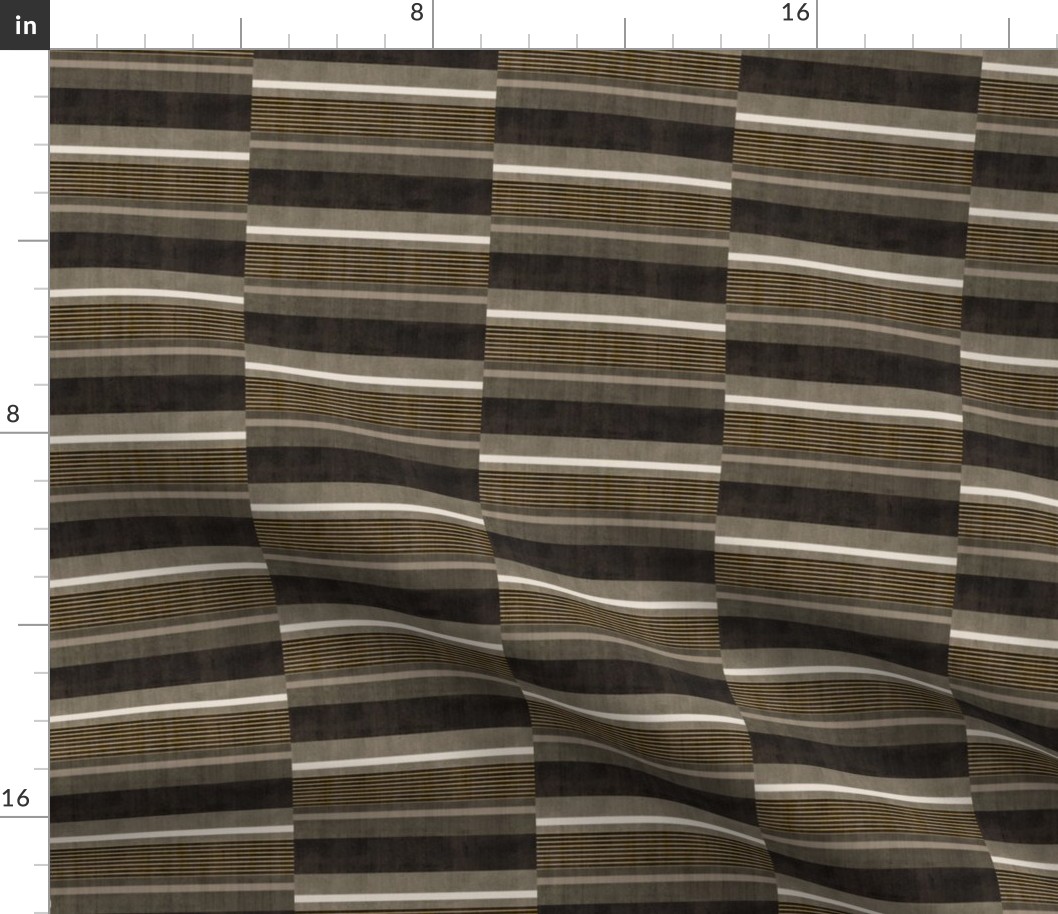 Staggered Stripe - Donkey Grey (Medium Scale)
