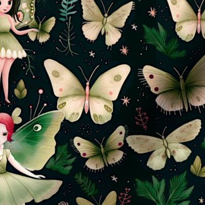 Fairy Moths With Magic