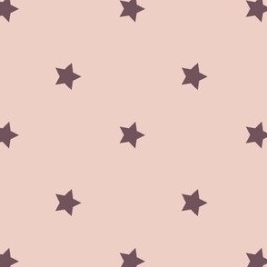 Pink and Purple Polka Stars in Medium/Large Scale