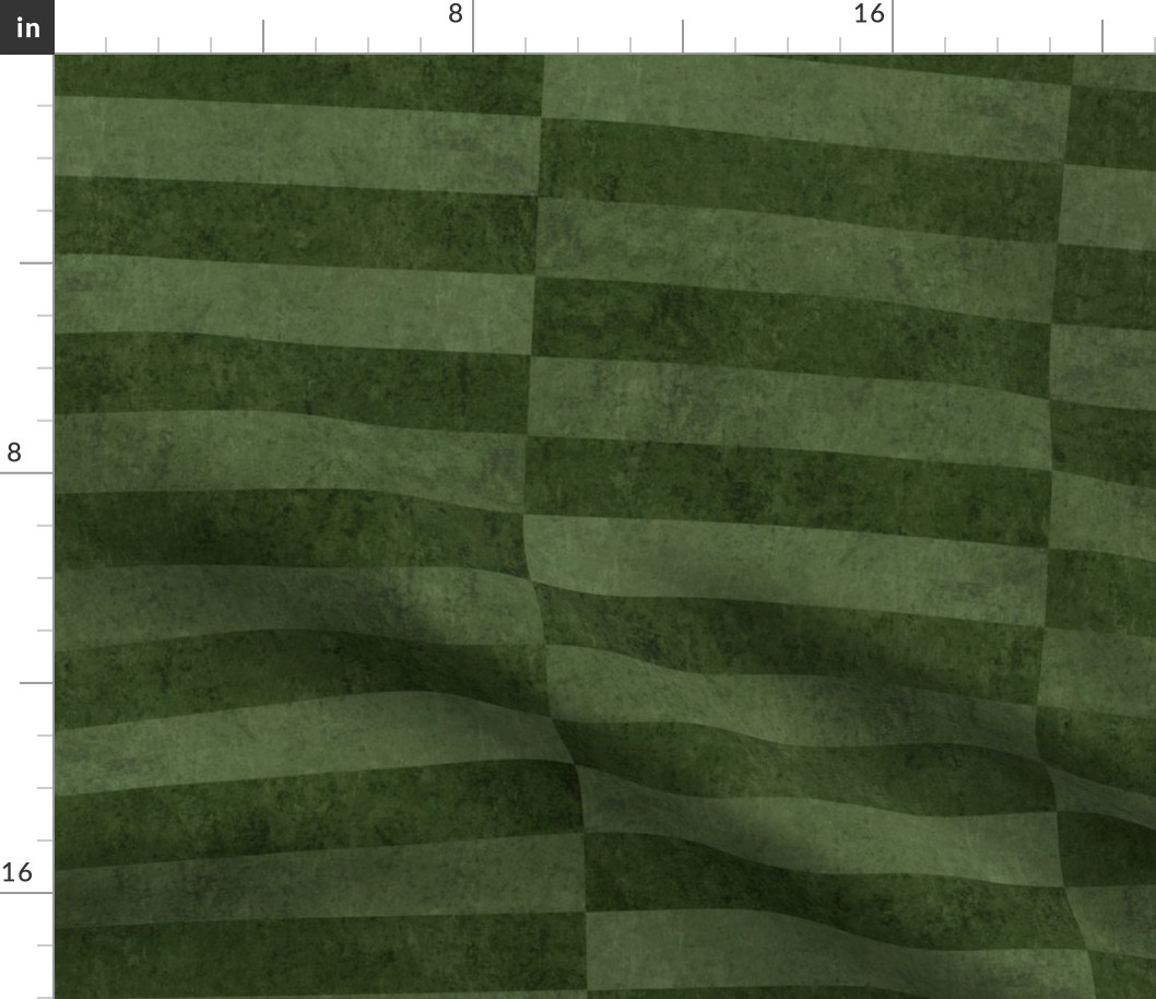 Staggered Stripes - Green (Large Scale)