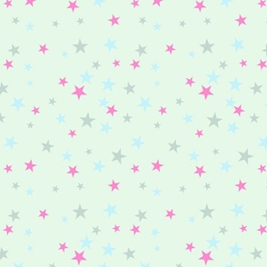 Sparking Stars  - Sweet Pastel - Minimalist Colorful Holidays