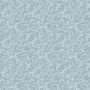 Blue and white small waterways | marsh pattern | small scale non directional