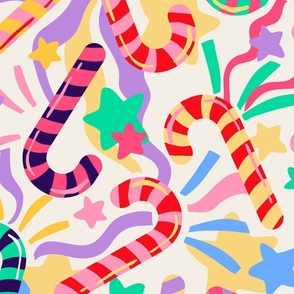 Candy Cane Christmas Party - Jumbo