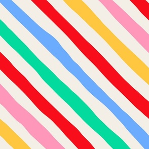 Candy Cane Stripes - Large - Multi