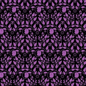   Whimsi gothic Wicca Arts and Crafts Purple S