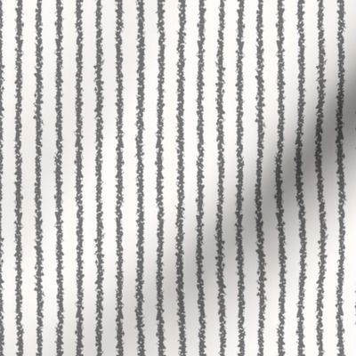 pinstripe dark gray stripes on white