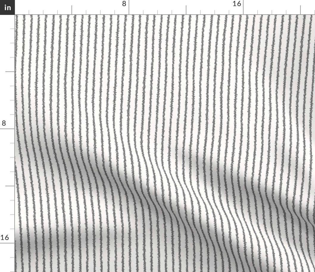 pinstripe dark gray stripes on white