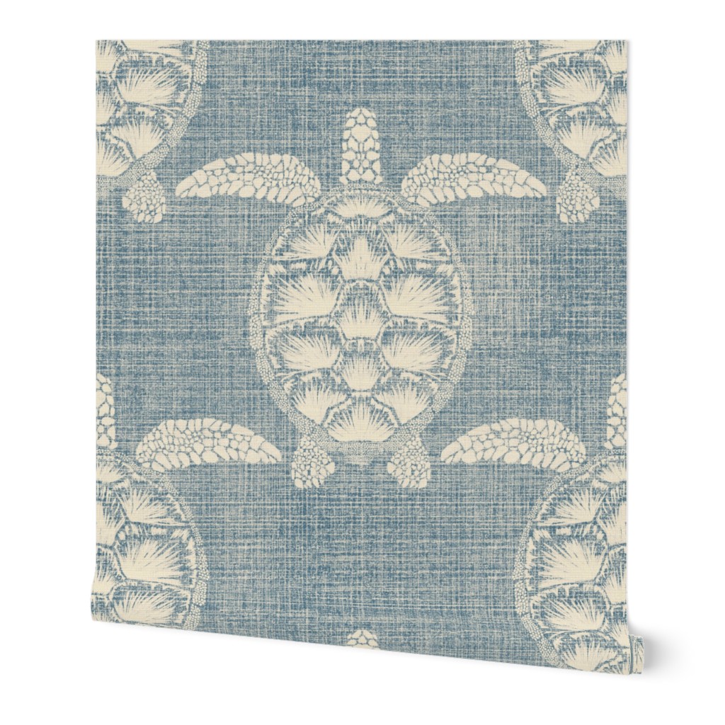 Canvas Sea Turtles (Classic Navy)