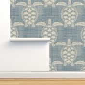 Canvas Sea Turtles (Classic Navy)