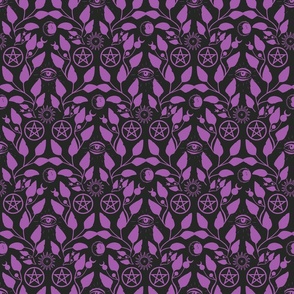 Whimsy Gothic Purple Black- S