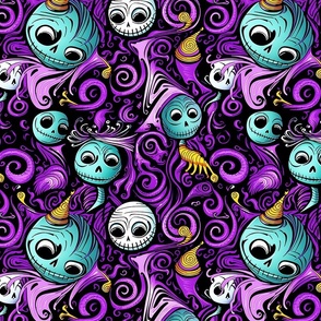 Spooky Spector Party - Purple/Teal