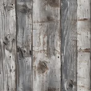 Barn - Wood Distressed Gray -  Wallpaper-Vertical - New
