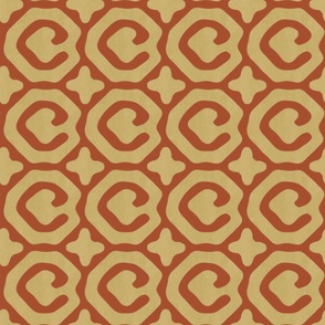 Moorish Letterform Clay - A