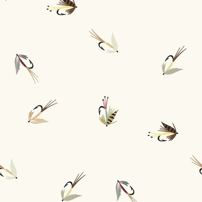 Fishing Lure Fabric, Wallpaper and Home Decor