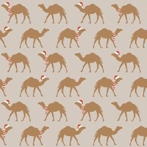 (small scale) Christmas Camels - beige - LAD23