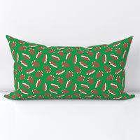 Christmas Tree IceCream Sandwich - holiday green - LAD23