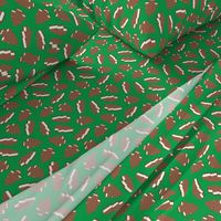 Christmas Tree IceCream Sandwich - holiday green - LAD23
