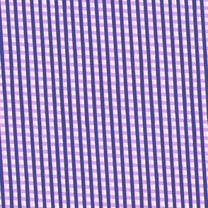 Diagonal Grid - Repeat pattern coordinate in purple and pink