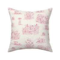 Fairies Toile2 Pink