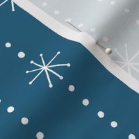 Winter Snowflakes | MED Scale | Blue, White