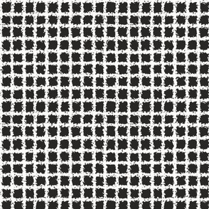 black and white gingham plaid check pattern